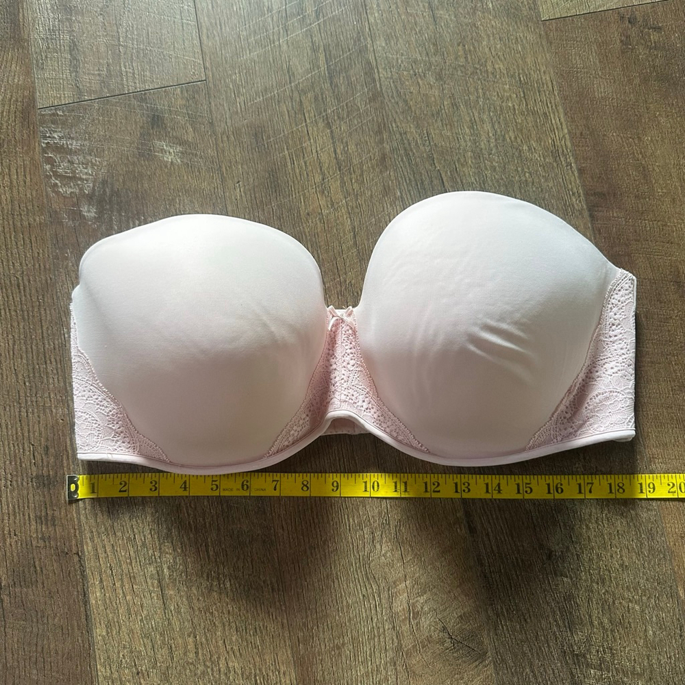Women's Cacique Pink Boost Multi-Way Strapless Bra 46DD - Picture 6 of 15